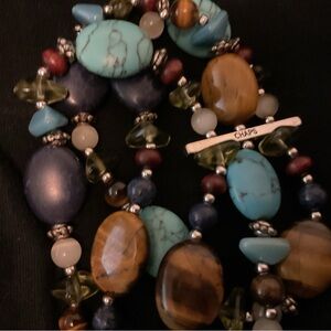 Chaps Multicolor Beaded Bracelet